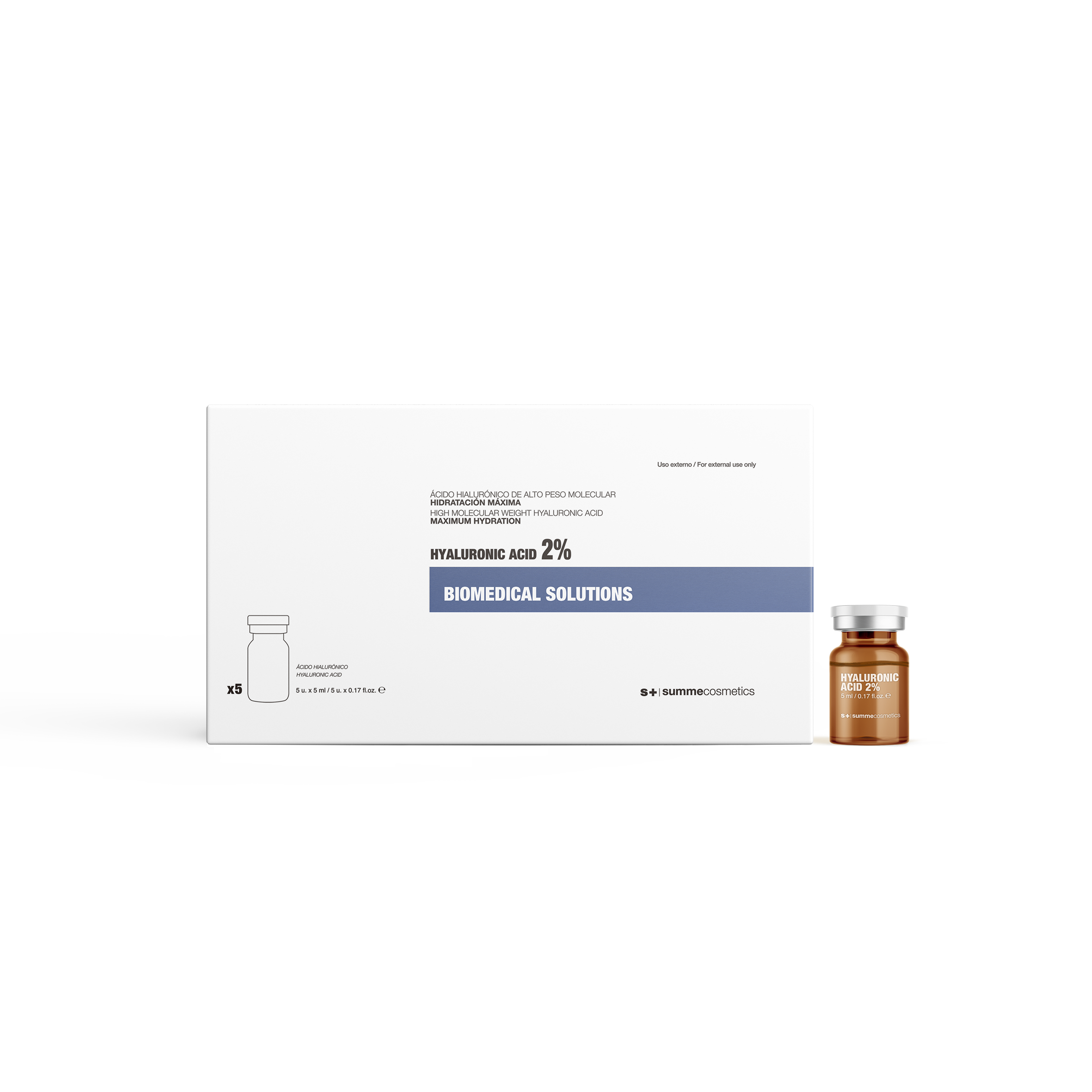 s+ BS Hyaluronic Acid 2% 5x5 ml
