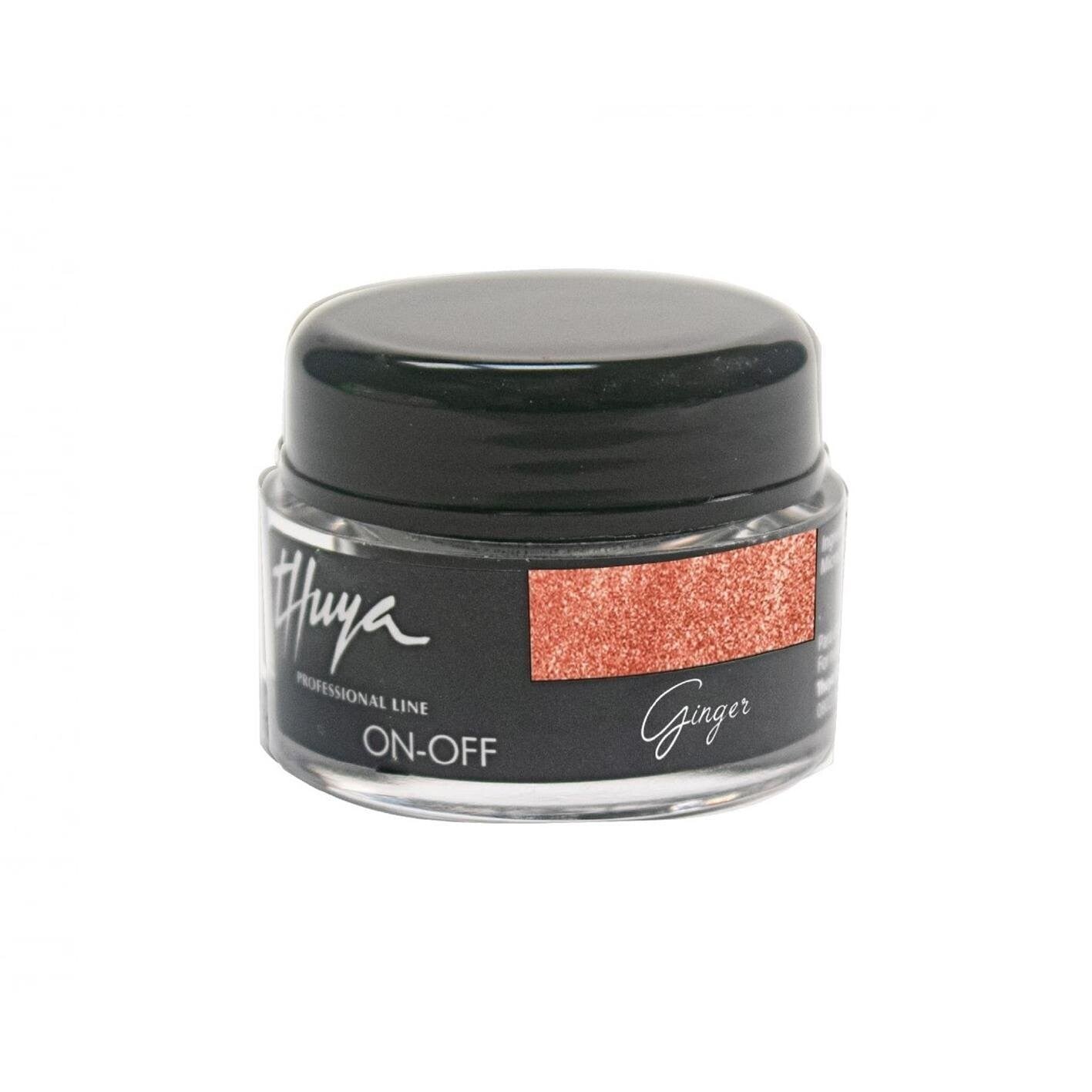 Gellak: Gel On-Off Ginger Glitter Thuya