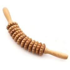 Houten roller bindweefselmassage