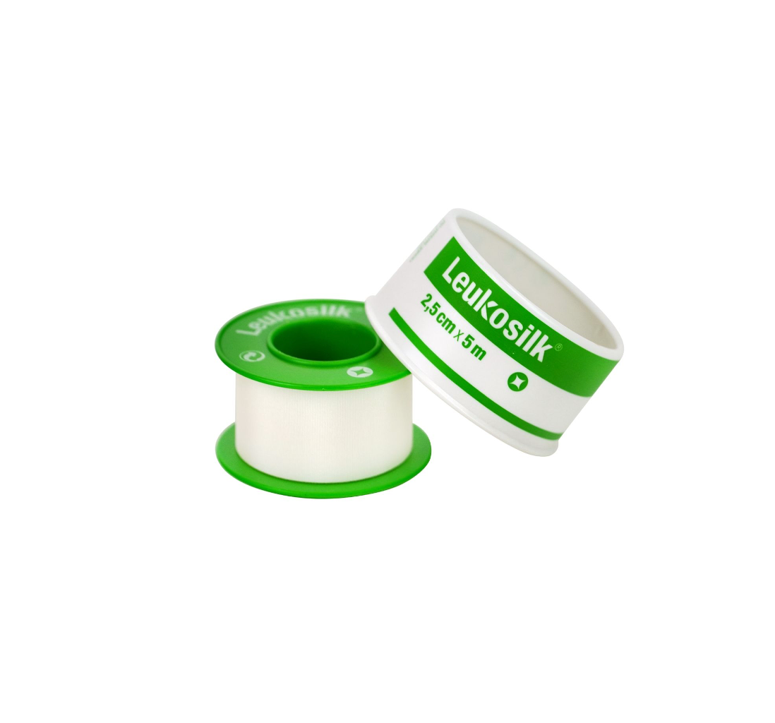Leukosilk 5 mtr x 2 1/2 cm (breed)
