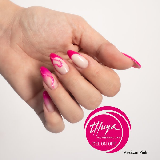 Gellak Gel On-Off Mexican Pink