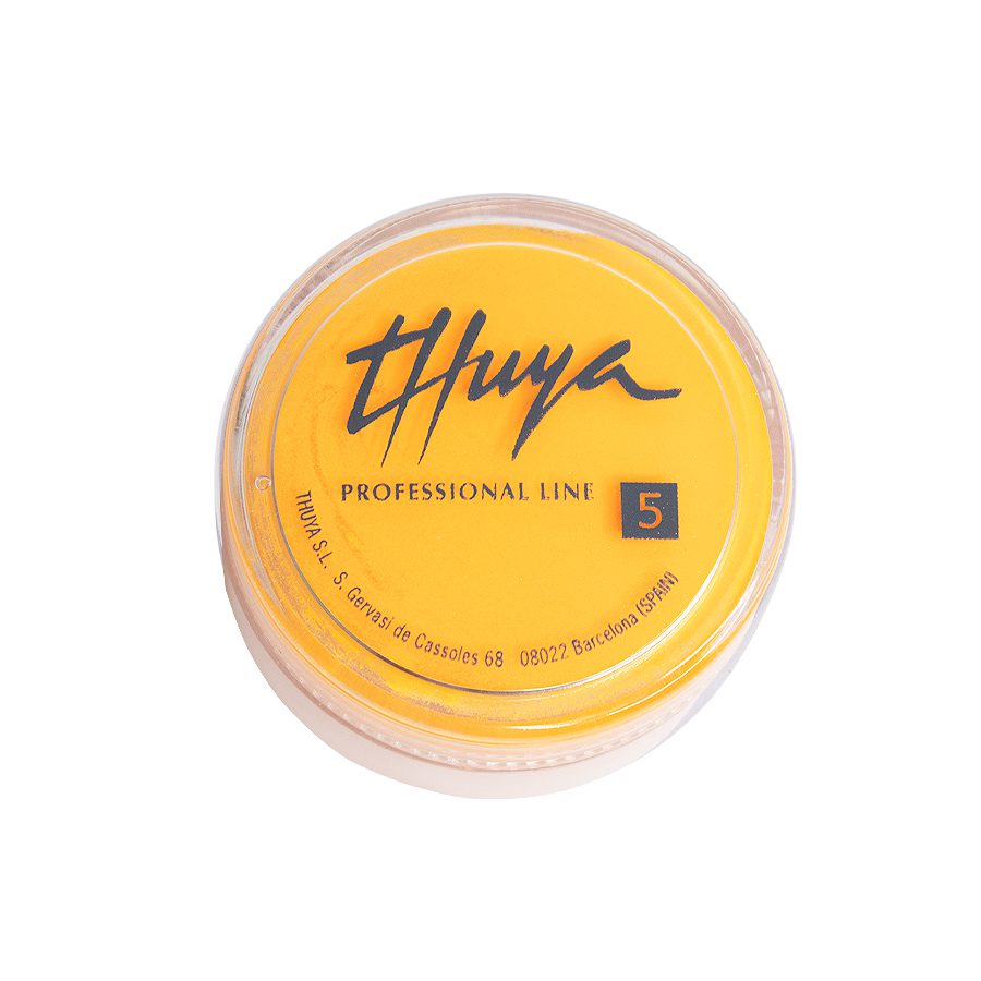 Acrylic Powder Neon Light Orange Thuya 5gr