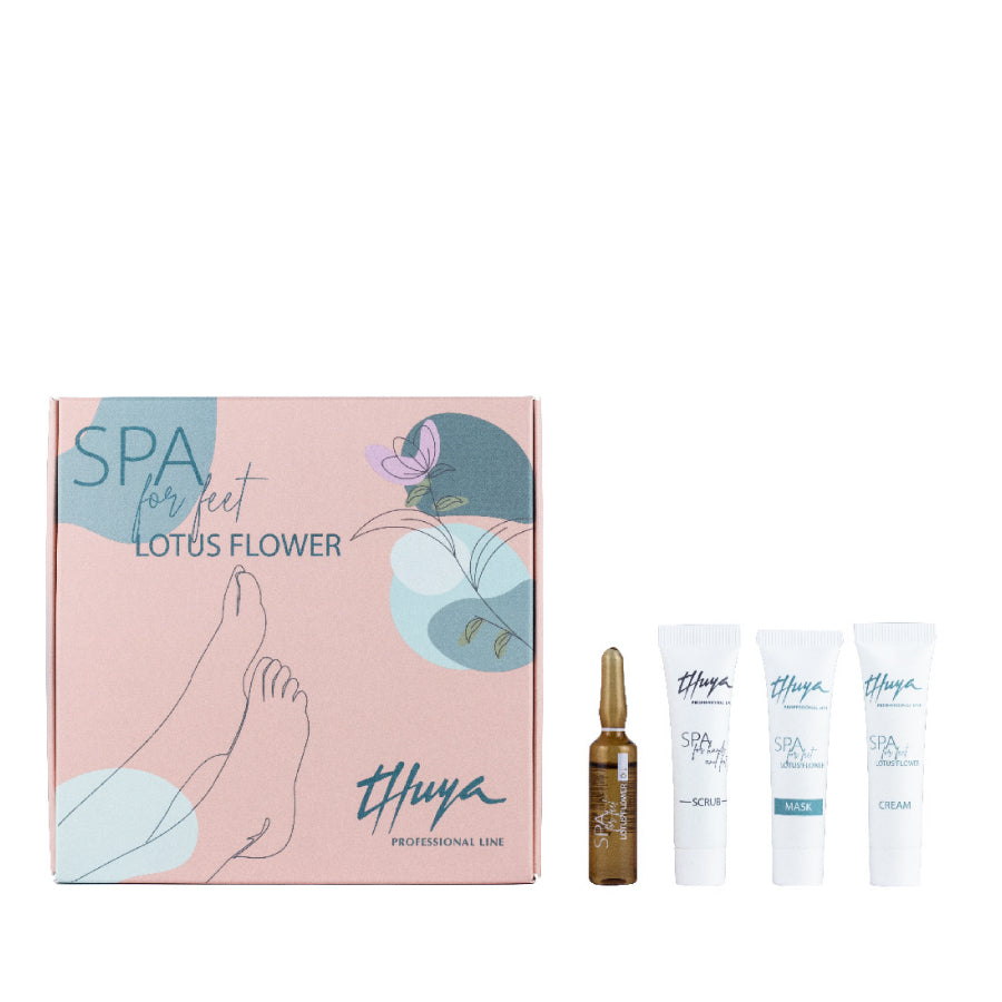 Thuya spa pakket voor voeten Lotus flower